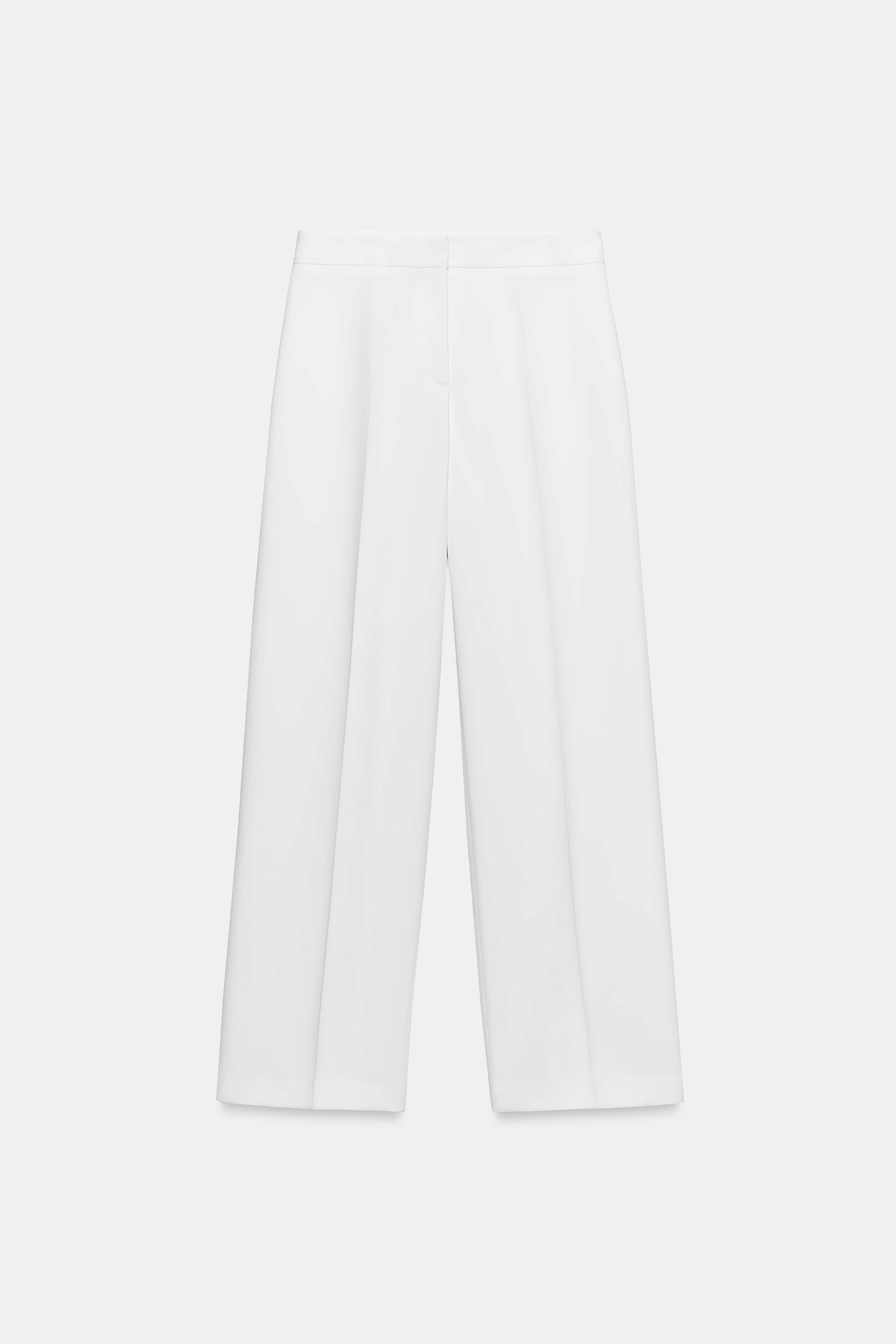 PANTALON DROIT TAILLE HAUTE